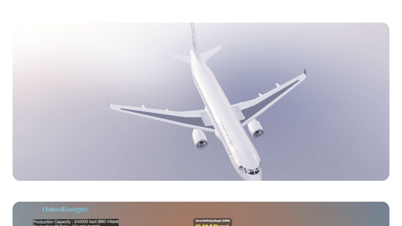 A public aircraft viewer preview on Fabrik’s website